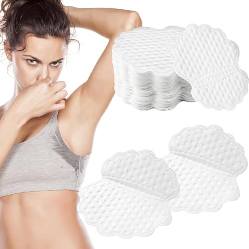 AEIOPRS 20 Piezas Almohadillas para Sudor de Axilas Antitranspirante para Axilas Absorbe Sudor y Olores para Mujeres y Hombres