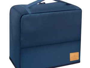 Lermende Neceser de Viaje para Hombre y Mujer, Bolsa de Cosméticos con Doble Cremallera, Gran Capacidad, Bolsa de Aseo con Asa. (Blue)