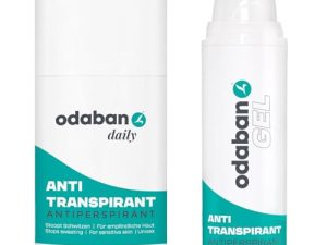 odaban® Set Antitranspirante y Desodorante – Barra + Gel | control del sudor y del mal olor en axilas, manos, pies, rostro y espalda | protección diaria de larga duración, unisex