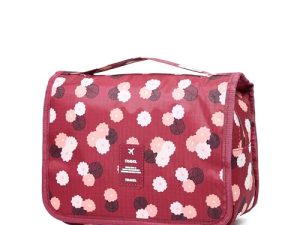 Sechunk Bolsas de Aseo de Viaje Impermeables para Colgar Bolsa de cosméticos multifunción Bolsa de Maquillaje para Mujeres