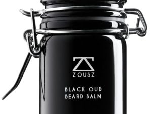 ZOUSZ Bálsamo para Barba Black Oud en Caja de Regalo – Acondicionador y Suavizante Premium – Set de Cuidado para Barba Hombre – 50 ml