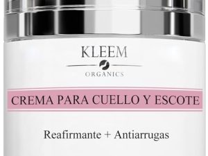 Crema Reafirmante para Cuello y Escote con Péptidos, Retinol y Ácido Hialurónico – Tratamiento Antiarrugas Orgánico para Flacidez, Líneas Finas y Manchas de Edad – Hidratante Antiedad 50ml