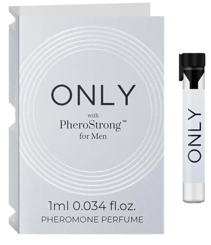 PheroStrong ONLY for Men 1 ml - Perfume de Feromonas Sexuales Extra Fuerte Para Hombre para Atraer a la Mujer colonia de larga duración - Feromonas para hombre atraer mujeres - Fragancias Tamaño Viaje