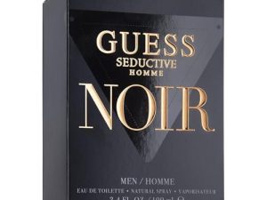 GUESS Seductive Noir, Eau de Toilette, Perfume Hombre, Fougère Oriental Especiado, Fragancia Seductora, Larga Duración