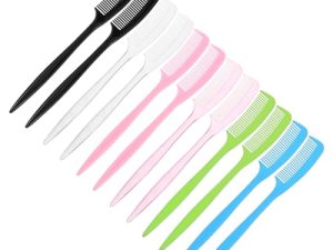 iplusmile 12piezas Accesorios de Juguete Cuidado del Cabello de Muñecas Kit de Peinado Peine de Dientes Finos y Peine de Punta Fina para Peinar Muñecas Herramientas de Aseo Compactas para Co
