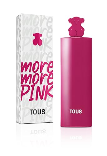 Tous More More Pink, Eau de Toilette para Mujer, Fragancia Floral Afrutada, 90ml con Vaporizador