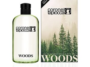 CORONEL TAPIOCCA – Woods 150 ml, Perfume Hombre, Masculino, Perfumada, Eau de Toilette Masculina, Fresca y Sofisticada, Fragancia de Larga Duración