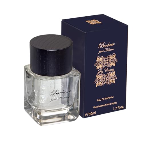 Les Contes Bonheur pour Homme Eau de Parfum para hombre, perfume de lujo para hombre, 50 ml