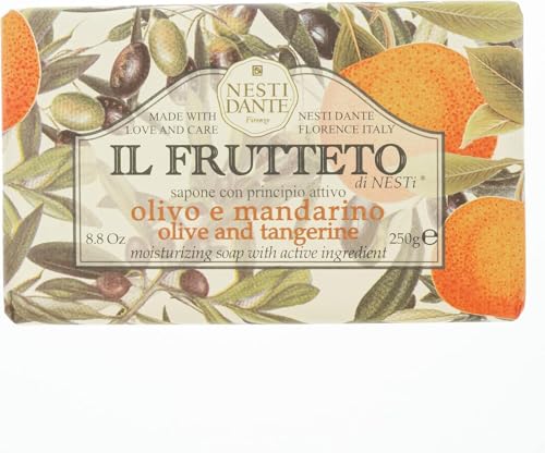 Nesti Dante Il Frutteto Olive and Tangerine Soap Mydło toaletowe Oliwa z Oliwek i Mandarynka 250g