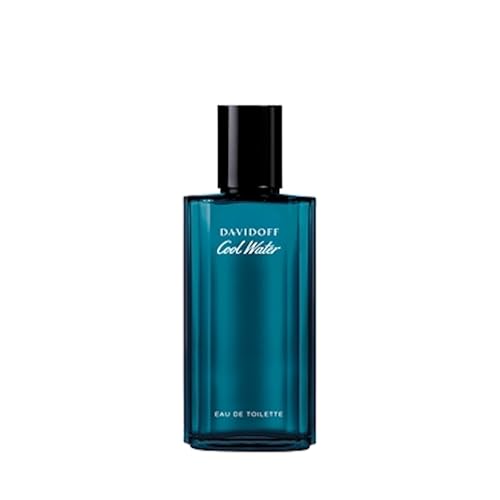 Davidoff Cool Water Eau de Toilette para Hombre | Fragancia aromática masculina, fresca y con notas de cilantro, menta y lavanda | Intensidad media | 75 ml