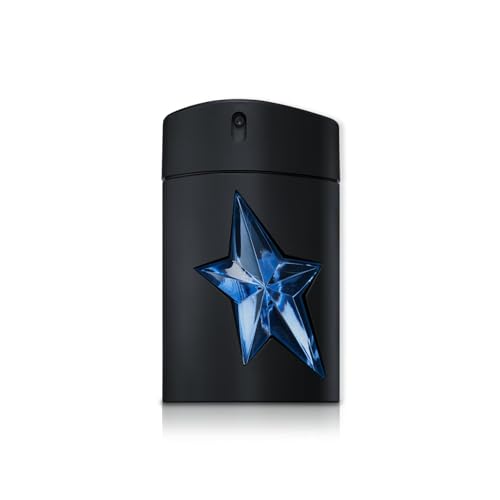 MUGLER, A*Men Eau de Toilette, Perfume para hombre, Aroma Amberino Amaderado Gourmand, Fragancia Vigorosa, Recargable, 100 ml