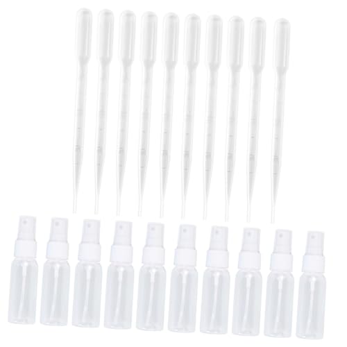 PartyKindom 40piezas Botella Spray Pulverizador Transparente Rellenable Para Viaje Maquillaje Unidades