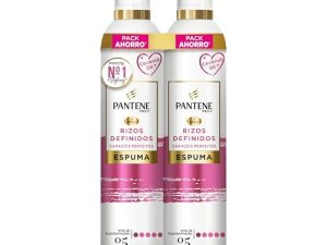 CHOLLO: Pantene Pro-V Espuma Rizos Perfectos Nutritiva y Protectora del Calor, con Aceite de Coco, 2×200 ml rebajado hoy