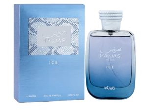 CHOLLO: RASASI Hawas Ice Eau De Parfum Spray para hombre, 3.4 onzas al mejor precio