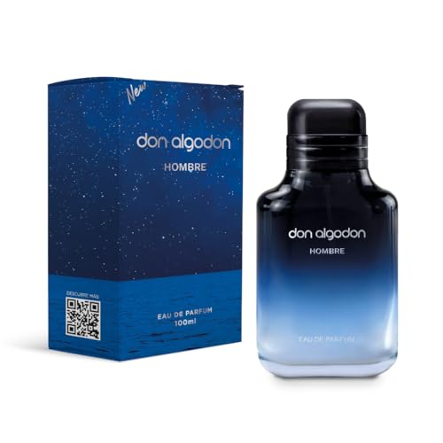OPORTUNIDAD: Don Algodón Eau de Parfum Hombre 100 ml | Perfume masculino elegante y sofisticado | Bergamota, benjuí, vetiver y ámbar gris | Inspirado en la noche mediterránea