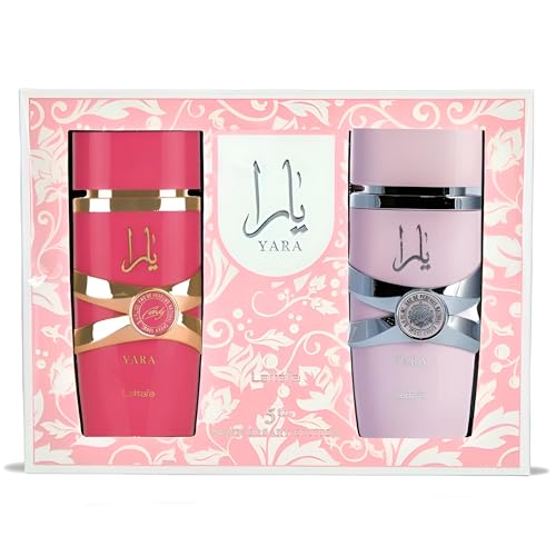 REBAJADO: Lattafa Anniversary Edition – Pack Yara & Yara Candy Eau de Parfum | Fragancias Exclusivas para Mujer | Dulce, Floral y Sofisticado