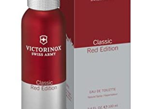 DESCUENTO: VICTORINOX Swiss Army Classic Red Edition – Eau de Toilette para hombre, perfume con bayas y lavanda, dinámico y aático, vegano, 100 ml, V0001247 | Oferta Amazon
