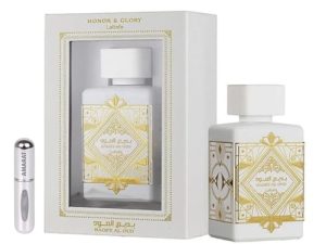 OPORTUNIDAD: Perfume Badee Al Oud Honor & Glory Original 100ML, Eau da Parfum Importado desde Dubái con Aas de Larga Duración, Incluye Atomizador Recargable 5ML al mejor precio