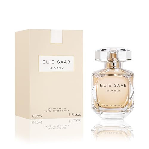 OPORTUNIDAD: Elie Saab Le Parfum 30 ml – Eau de Parfum de Mujer – Fragancia Chipre Floral – Notas de Flor de Azahar, Jazmín, Rosa de Miel y Pachulí – Botella de Cristal Transparente con descuento