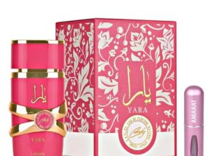PROMOCIÓN: Perfume Yara Candy Original 100ML, Perfume Árabe para Mujer de Larga Duración, EDP Importado de Dubái, Incluye Atomizador 5ML, Fragancia Dulce con Notas de Frutas y Vainilla al mejor precio