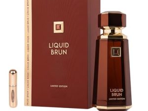 ¡GRAN PRECIO! Liquid Brun Limited Edition Eau de Parfum 150ml, Perfume Árabe Unisex de Larga Duración, Incluye Atomizador, Fragancia con Notas de Vainilla, Cardamomo y Tonka en promoción