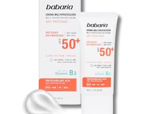 DESCUENTO: Babaria Crema Facial Multi Protectora Antiedad y Antimanchas Spf 50+, Fresco, 50 Ml al mejor precio