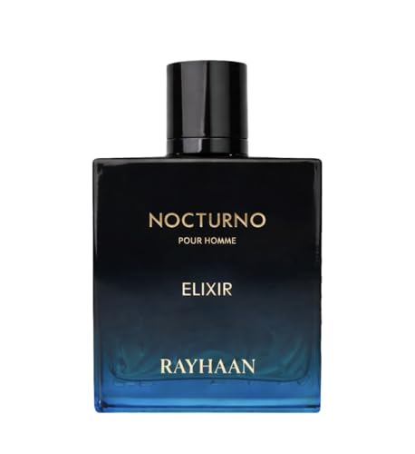 OPORTUNIDAD: Rayhaan Nocturno Elixir Pour Homme Eau de Parfum para hombre – Aa a madera ámbar 100 ml en promoción