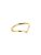 SINGULARU – Anillo Peak – Anillo de Plata de Ley con Acabado Baño en Oro de 18 Kt – Joyas Para Mujer – Hecho en España – Varias Tallas y Acabados – Talla 20