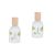 MAGICLULU 2 Piezas perfume ambientador fragancia ligera de niña difusor de varillas aromáticas fresh cool mujer fragancia duradera Regalo cubierta de madera Perder Vidrio