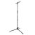 Tiger MCA21-BK – Soporte de micrófono recto con base trípode, ajustable, color Negro