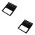 ibasenice 2 Piezas Lámina Accesorios guitarra eléctrica de puente de la vendimia partes de puentes de guitarra de puente de guitarra acustica puente rígido de guitarra