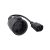 NANOCABLE 10.22.0901 – Cable Adaptador de Corriente para SAIS de Conector C14 Macho a Conector CEE7 Hembra, 25 cm, Negro