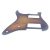 Golpeador de Guitarra Eléctrica, Diseño Antiarañazos, Placa Protectora de Púa de Guitarra, Apariencia Elegante y Duradera para Interpretación de Guitarra (Bronce)