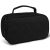 Gloppie Bolsa de maquillaje de viaje, bolsa de cosméticos portátil, bolsa de aseo con doble cremallera, estuche de maquillaje para mujer, bolsa de maquillaje impermeable, soporte para brochas con
