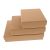 Ipetboom Cajas De 3 Piezas Caja De De Papel Kraft Cajas De Joyería a Granel Cajas De Collar Pequeñas Cajas De Para Joyería Cajas De Anillos Cajas De Joyería Kraft Brown