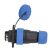 Conector de Alimentación de Aviación, Conector de Enchufe Impermeable Antioxidante PA66, sin Soldadura, Chapado en Oro para Equipos Electrónicos (6 pines)