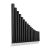Flauta de Pan, C Key Pan Pipes con Bolsa de Transporte de Cartón para Niños Adultos Principiantes Personal Docente(Negro)