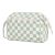 Narwey Neceser Maquillaje Viaje Bolsa de Maquillaje Grande Bolsa de Aseo Organizador de Cosmético para Mujeres Niñas (Tablero de Ajedrez Verde Menta)