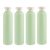 ChAusa 3 Piezas Botella Exprimible con Tapa Abatible 300ml Recipientes De Viaje De Recargables,Botes Viaje Rellenables Botella de Viaje Portátiles Adecuados para Champú,Acondicionador,Loción (260LV)