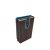 Piquadro Porta Carte di credito metallico orgz.to in Pelle, Accesorio de Viaje-Billetera Unisex Adulto, Mogano, Talla única