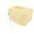 TOVINANNA Bolsa de Lavar Capacidad Bolsa de Maquillaje de Viaje Largo Bolso de Mano de Las Mujeres Compartimentos Bolsa de Maquillaje para Viajar Bolsa de Aseo Mujer Viaje Nylon Amarillo