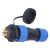 Zócalo de Enchufe Impermeable, Conexión Roscada del Conector de Poder del Reborde AC380V para Equipos Electrónicos(5 núcleos (380V 25A))