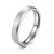 Stfery Argollas Acero Inoxidable Cepillado Mate Anillo San Valentin Plata Alianzas Mujer para el Dia de San Valentin, 17