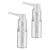 Beavorty Paquete De 2 Botellas De Spray Para Polvo De 14 Ml: Dispensadores Recargables De Tamaño De Viaje Para Peluquería Y Uso En Barbería Rociador De Niebla Fina Con Boquilla Ajustable
