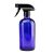 1 botella de spray de 250 ml de vidrio azul vacía rellenable con cabezal de pistola negra, dispensador de aceite esencial para aromaterapia, bote para cosméticos