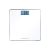 Rowenta Classic BS1501 – Báscula de baño con Pantalla LCD, Compacta, Capacidad de 160 kg, Plataforma de Vidrio y Apagado Automático que Incluye Pilas, color blanca