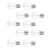VALICLUD 10 piezas Tubos Plásticos para Brillo de Labios Recargables DIY Botellas Transparentes Portátiles para Maquillaje y Cuidado Labial para y