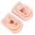 Kits de Perforación Corporal, Kits de Perforación Oreja Falsa Flexible Suave Reutilizable Modelo de Perforación de Silicona 1 par Modelo de Oreja de Silicona Conjunto de