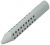 Faber Castell 187100, Borrador Grip, Forma Triangular, Gris