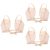 minkissy 3 Piezas almohadilla para el sudor top deportivo mujer choques almohadillas antitranspirante elástico almohadilla de sudor de las mujeres almohadilla femenina para las axilas tela